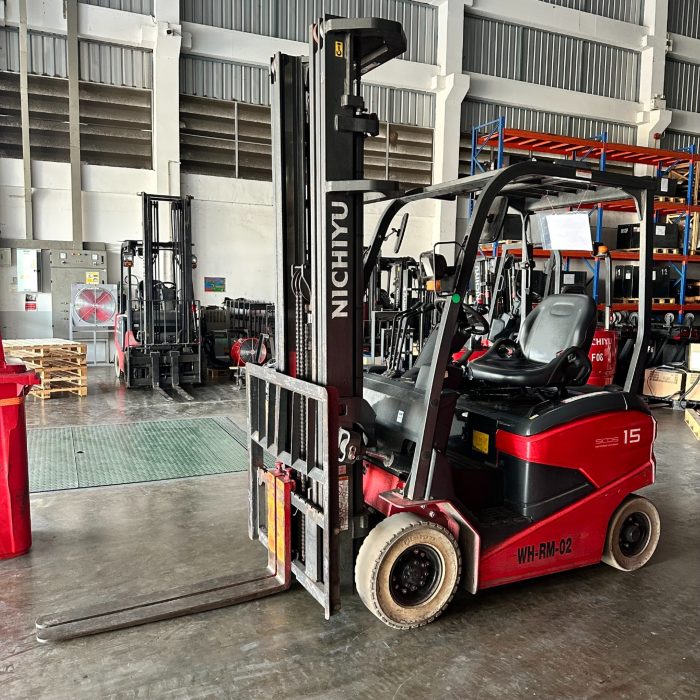 XE NÂNG 1.5 TẤN ĐIỆN NGỒI - NICHIYU FB15PN-80