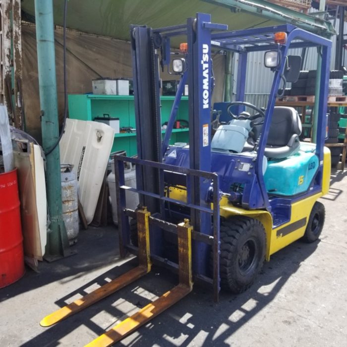 XE NÂNG 1.5 TẤN DẦU NHẬT BÃI - KOMATSU FD15-16