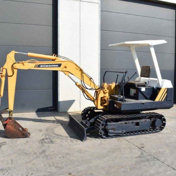 XE CUỐC - XE ĐÀO KOMATSU PC10-5