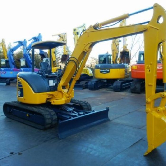 XE CUỐC - XE ĐÀO KOMATSU PC50MR-5